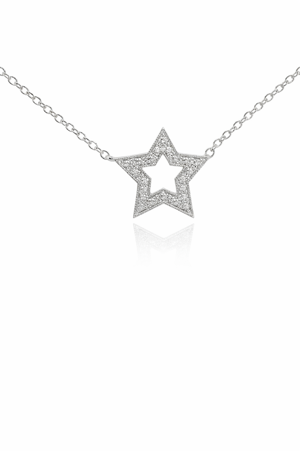 Sterling Silver Star Choker Necklace
