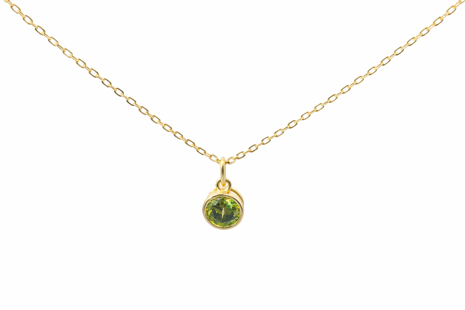 Sterling Silver Birth Stone Pendant Necklace