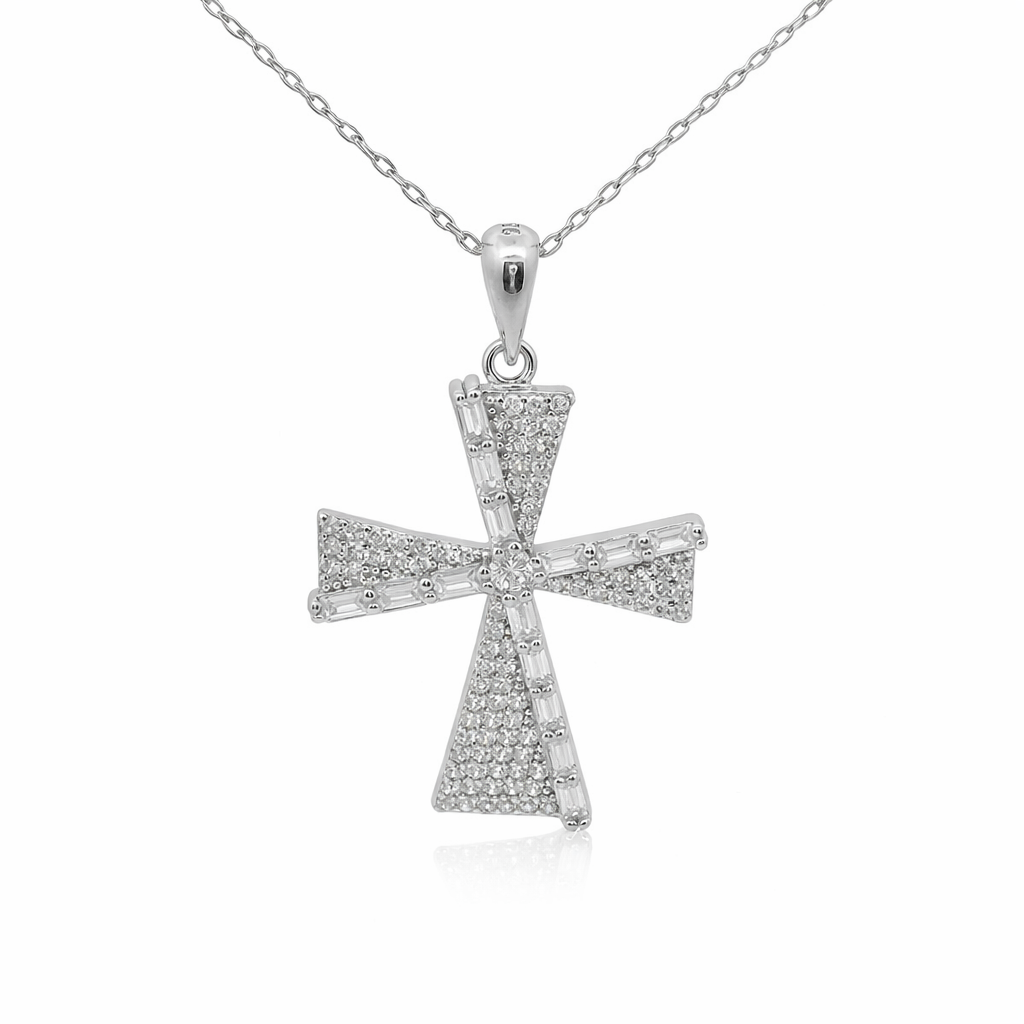 Sterling Silver Cross Necklace
