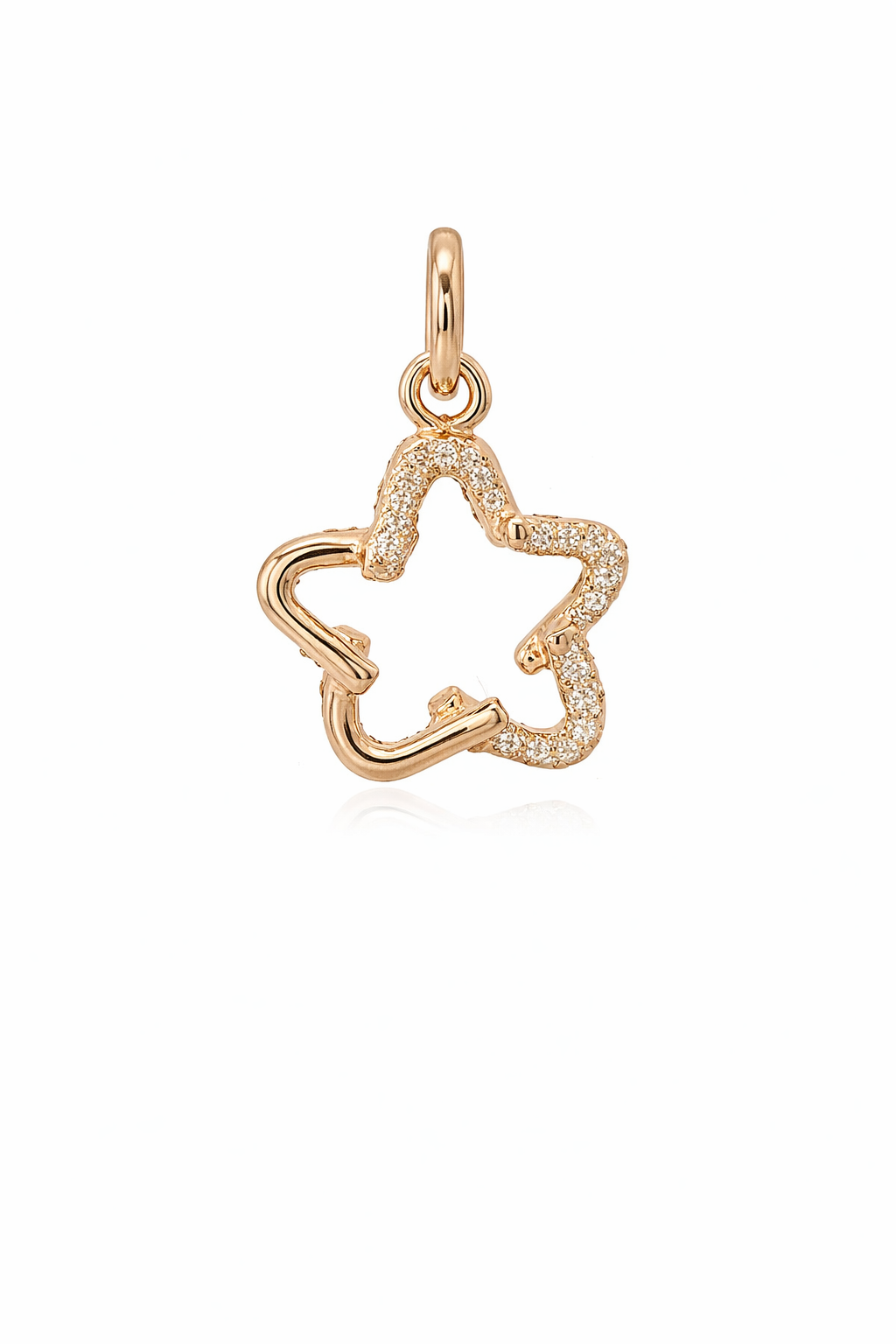Sterling Silver Flower Hollow Pendant