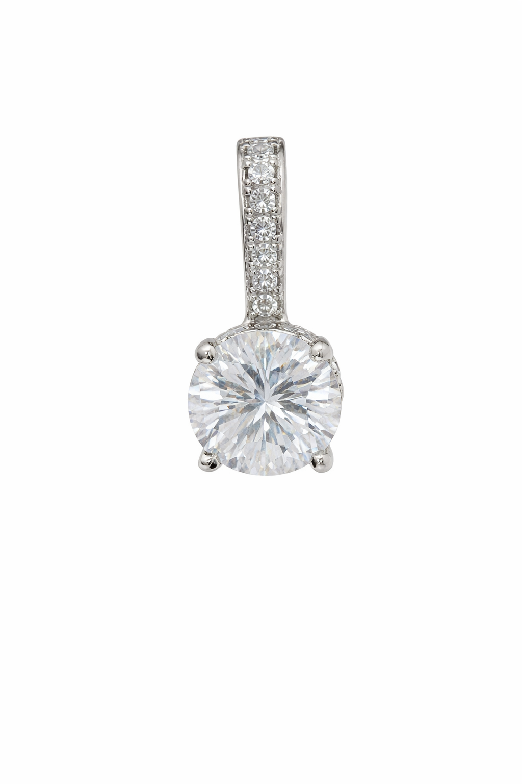Sterling Silver CZ Pendant