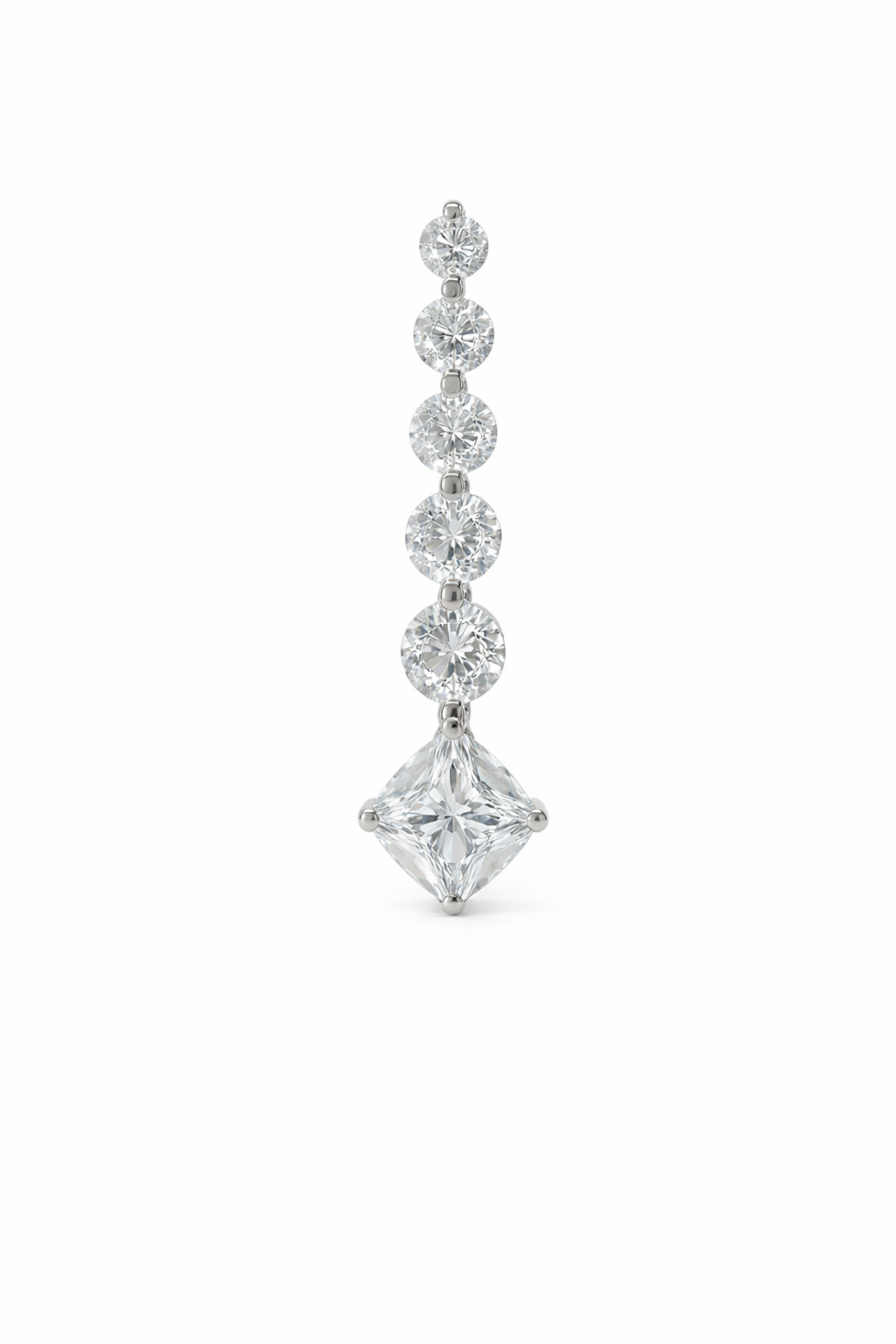 Sterling Silver CZ Pendant