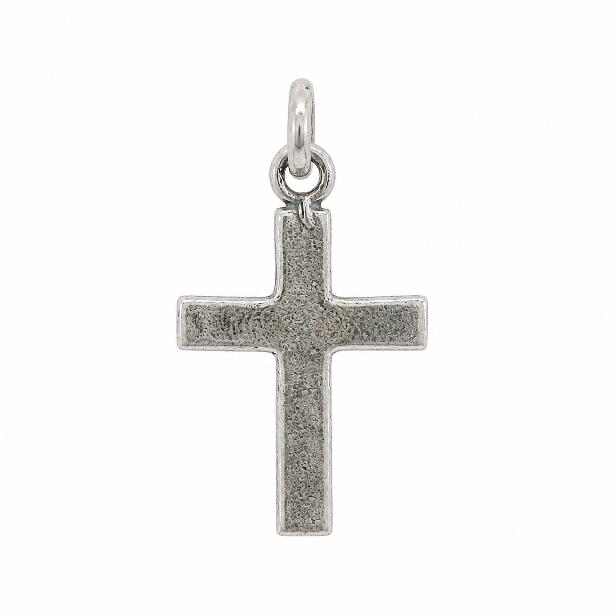 Sterling Silver Oxidized Cross Pendant