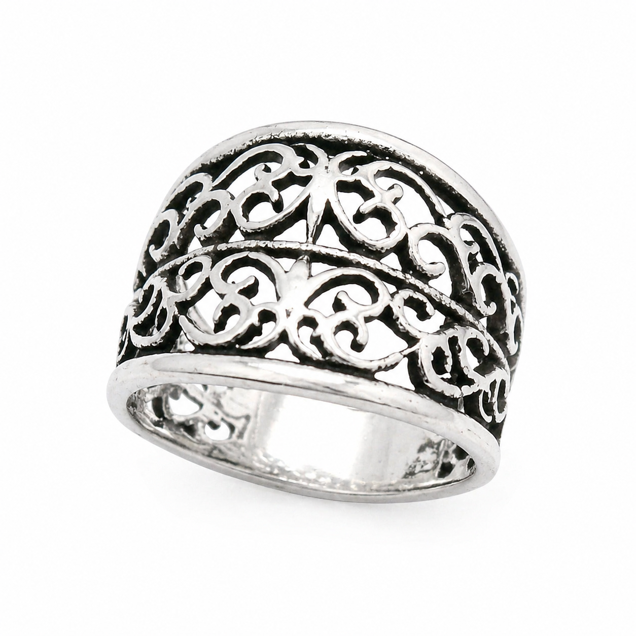 Sterling Silver Filigree Rings