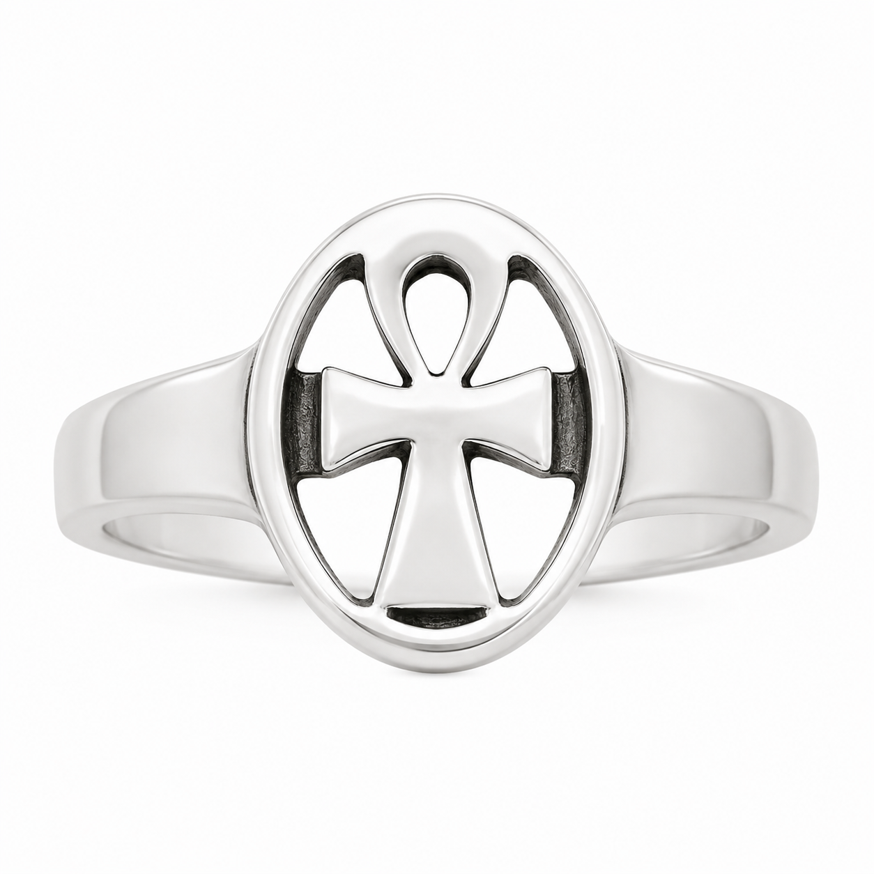 Sterling Silver Ankh Ring