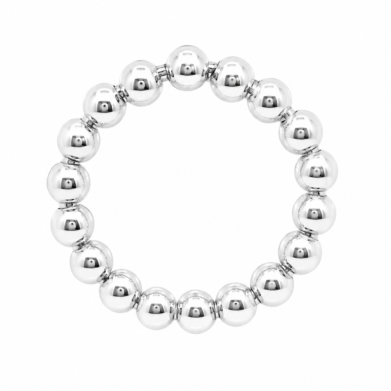 Sterling Silver Bead Ring