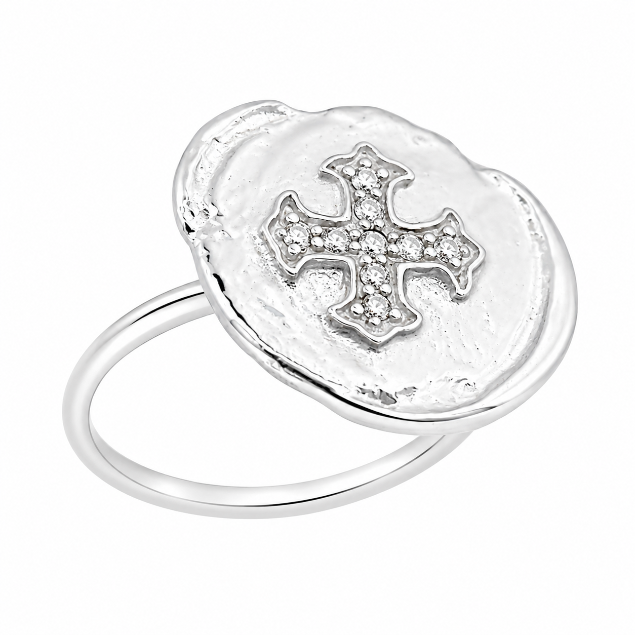 Sterling Silver Cross Ring