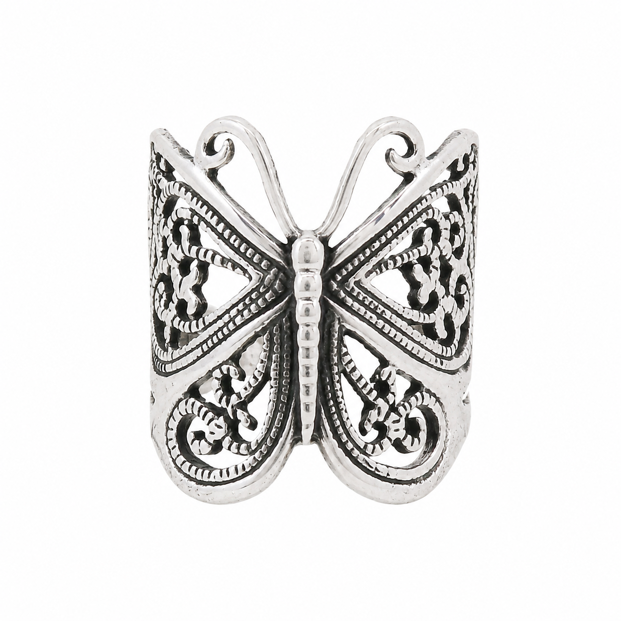 Sterling Silver Butterfly Ring