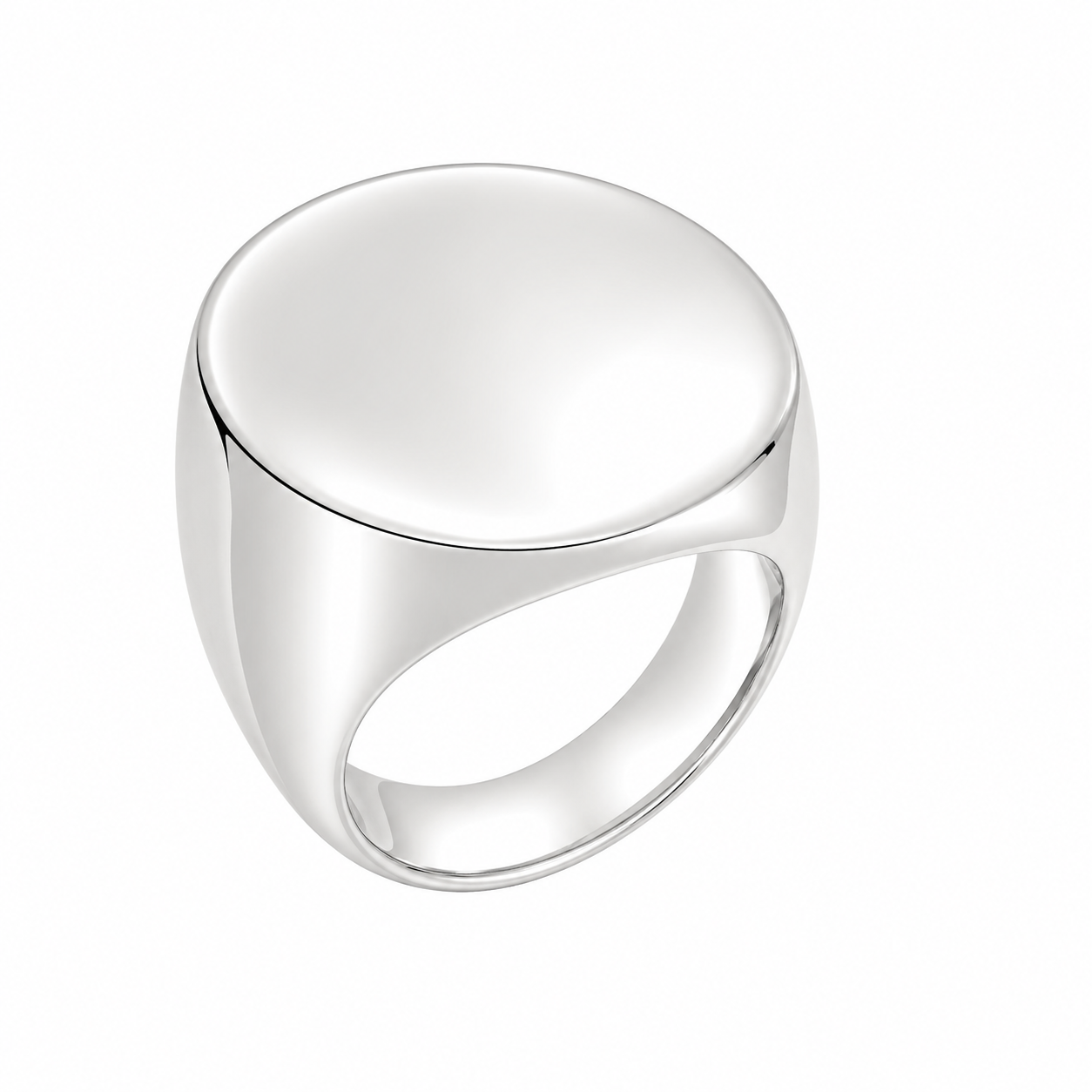 Sterling Silver Circle Dome Ring