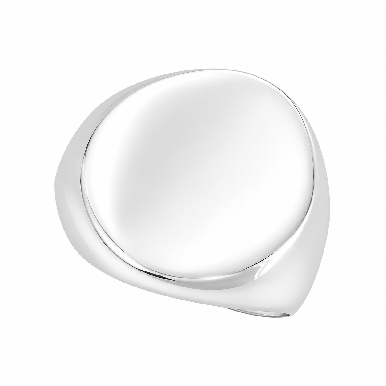 Sterling Silver Circle Dome Ring