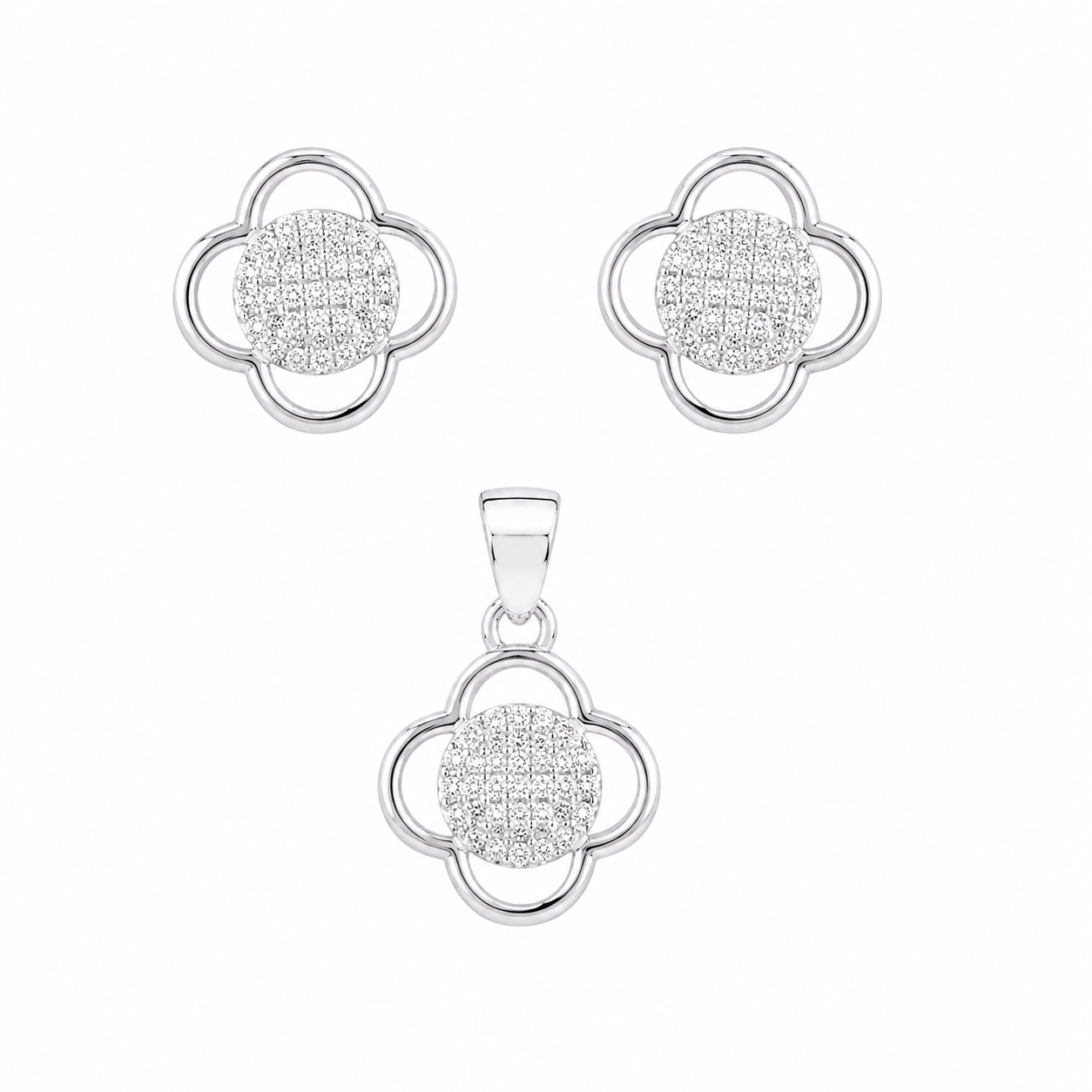 Sterling Silver Pendant/Earring Set