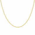 14K Gold Diamond Cut Rolo Chain 037 Gauge 1.4mm