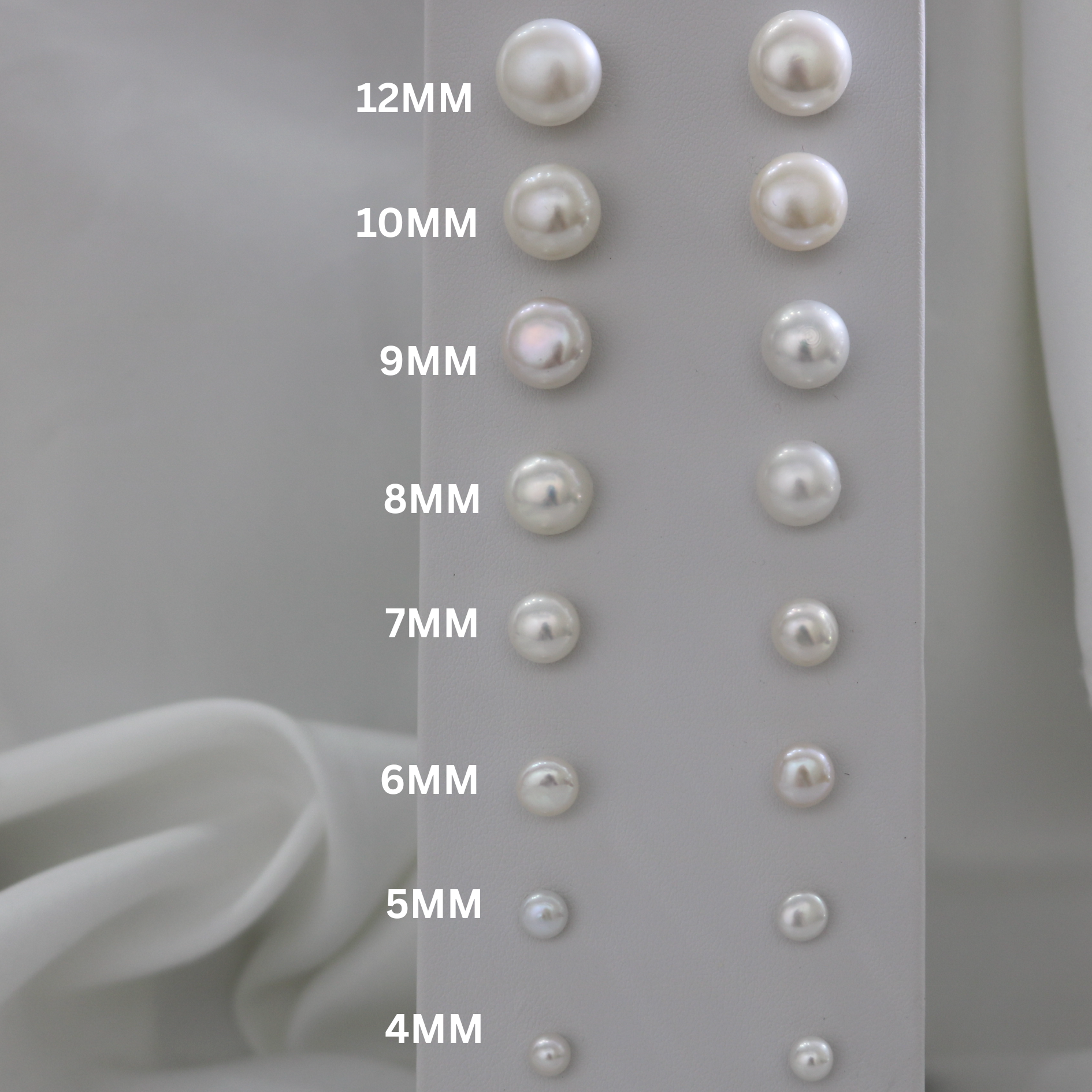 Sterling Silver Fresh Water Pearl Stud Earrings