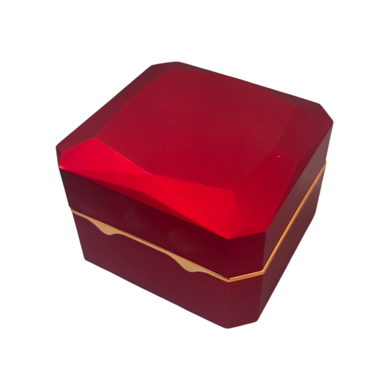 LED Watch Box w/ Rose Gold