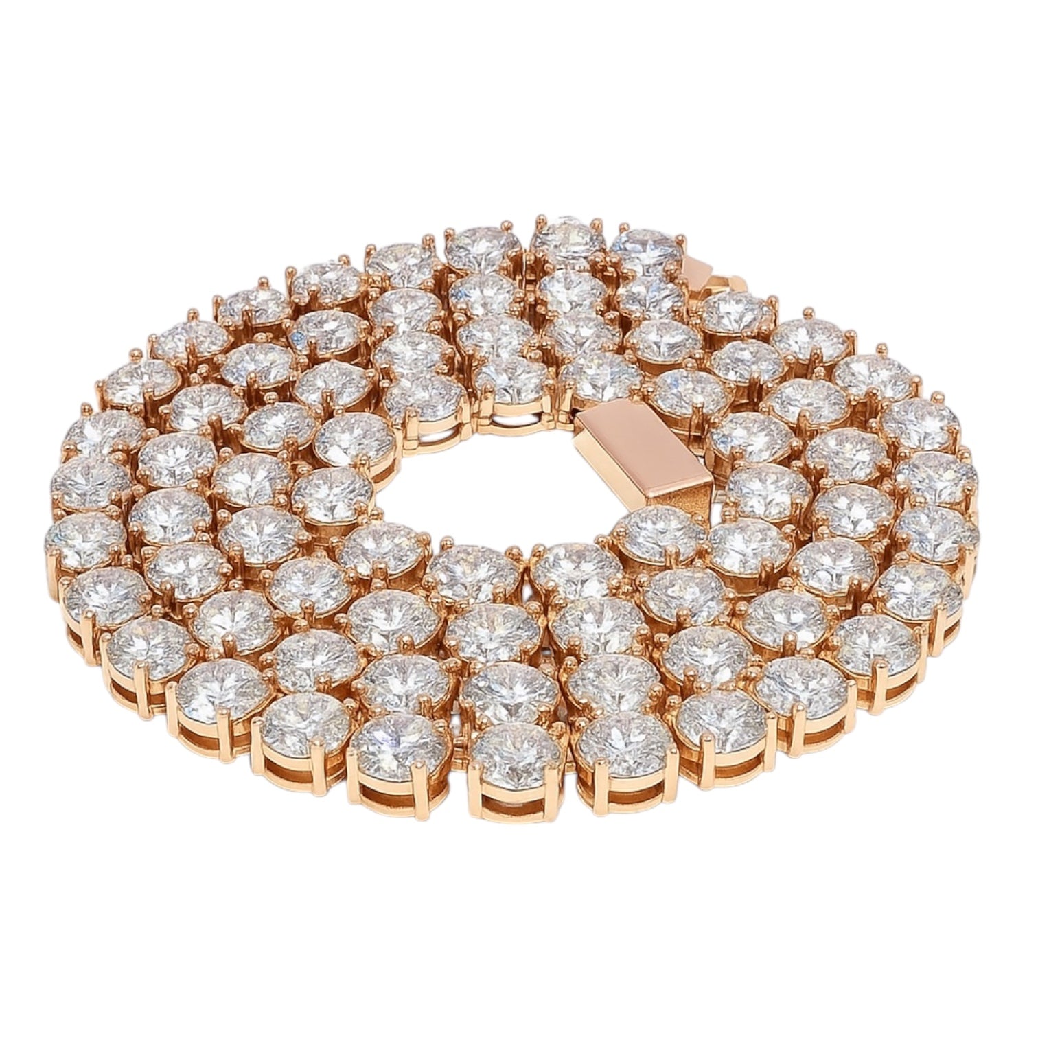 Sterling Silver Moissanite Tennis Chain