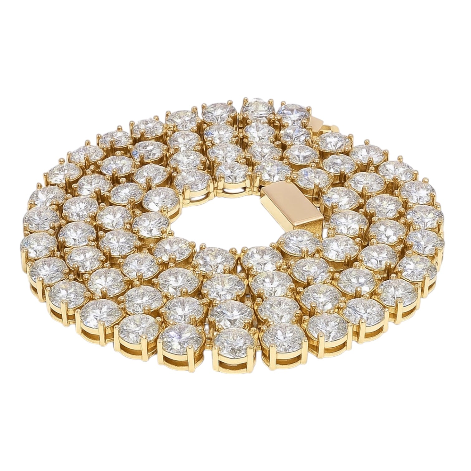 Sterling Silver Moissanite Tennis Chain