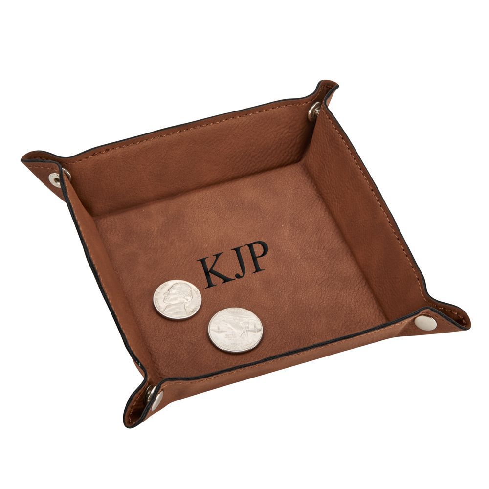 Leatherette Snap Tray (Caramel or Grey) - Atlanta Jewelers Supply