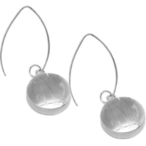 1/2” Circular German Silver Earrings - Atlanta Jewelers Supply