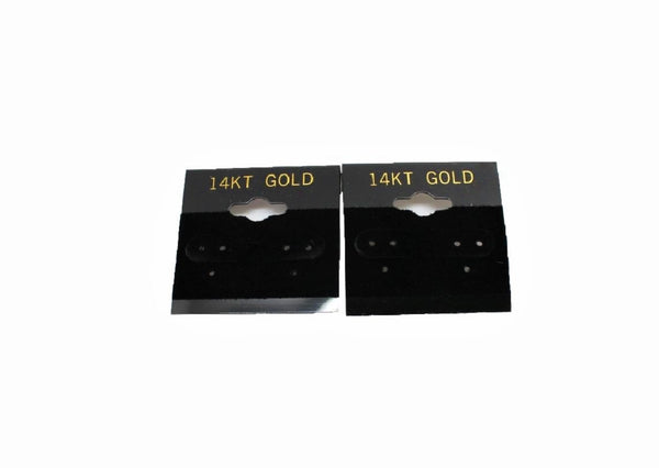 14KT Gold Earring Cards - Atlanta Jewelers Supply