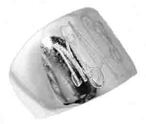 Sterling Silver Dome Shaped Engravable Rings - Atlanta Jewelers Supply