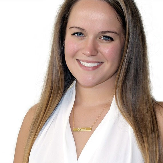 Sterling Silver Engravable Bar Necklaces 35 MM - Atlanta Jewelers Supply