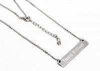 Sterling Silver  27 mm Bar Necklace - Atlanta Jewelers Supply