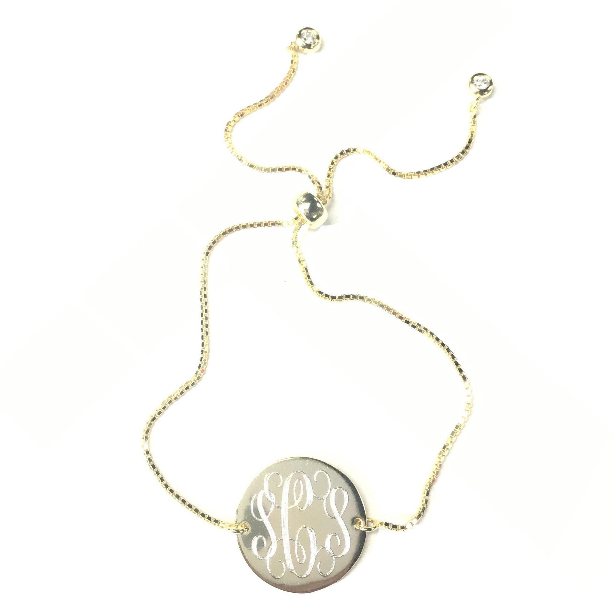 Sterling Silver Engravable Round Adjustable Bracelets Available In 3 Colors - Atlanta Jewelers Supply