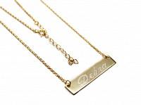 Sterling Silver  27 mm Bar Necklace - Atlanta Jewelers Supply