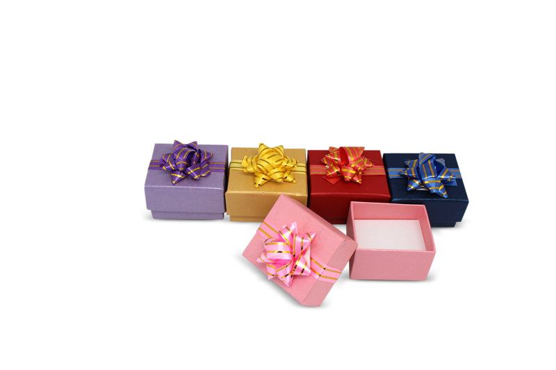 Pastel Large Bow Ring Box (4 Dozen)