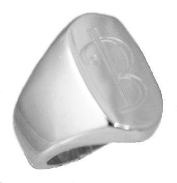 Sterling Silver Engravable Vertical Oval Ring - Atlanta Jewelers Supply