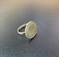 Sterling Silver Engravable Aztec trim Ring - Atlanta Jewelers Supply