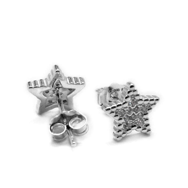 Sterling Silver Star Studded Post - Atlanta Jewelers Supply