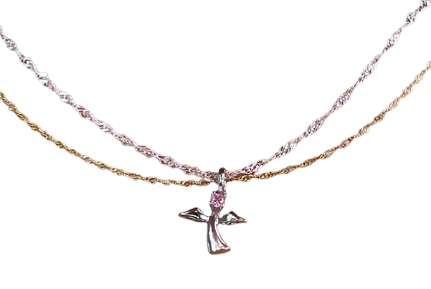 Angel October Birth Stone Pendant - Atlanta Jewelers Supply