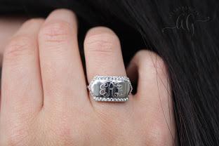 Copy of Sterling Silver Claire CZ Bar Ring - Atlanta Jewelers Supply