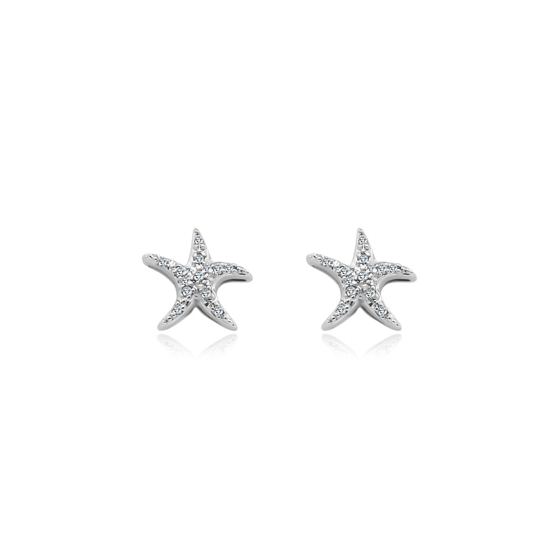 Starfish CZ Studs - Atlanta Jewelers Supply