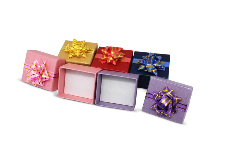 Pastel Large Bow Ring Box (4 Dozen)