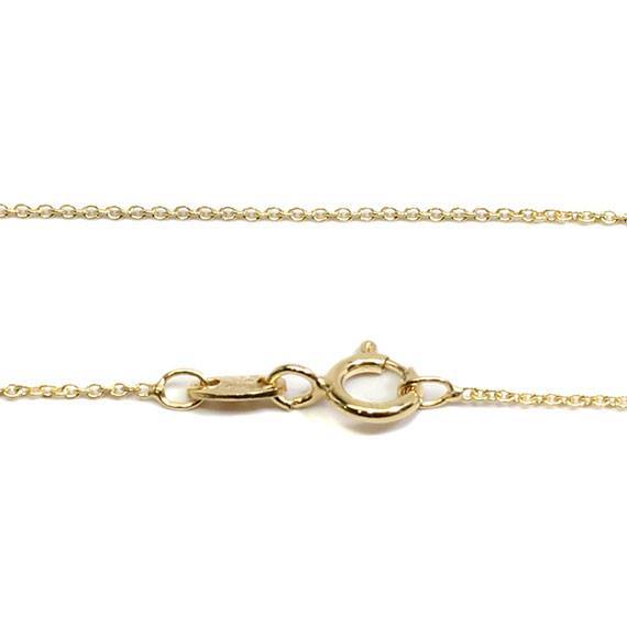 Sterling Silver Gold Plated Oval Dainty Chain By The Bag With A Spring Clasp Hook 16''-20'' - Atlanta Jewelers Supply