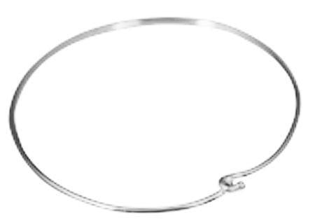 CHILDREN'S STERLING SILVER WIRE CHARM BANGLE BRACELET - Ali Wholesale Express