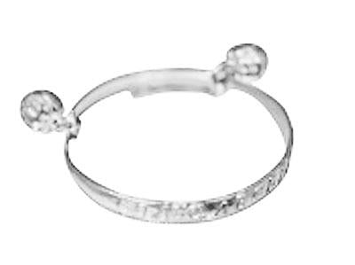Children's Sterling Silver Alphabet Bracelet - Atlanta Jewelers Supply
