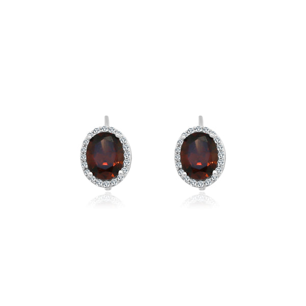 Oval Brown Lever back Earrings - Atlanta Jewelers Supply