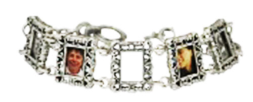 Sterling Silver Decorative Picture Prames within the Bracelets - Atlanta Jewelers Supply