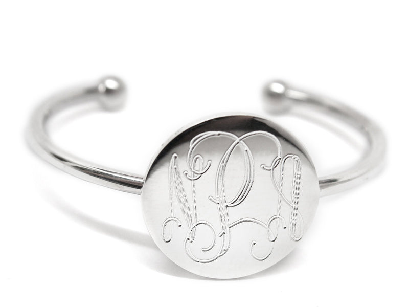 Round Sterling Silver Engravable Baby Bracelet - Atlanta Jewelers Supply