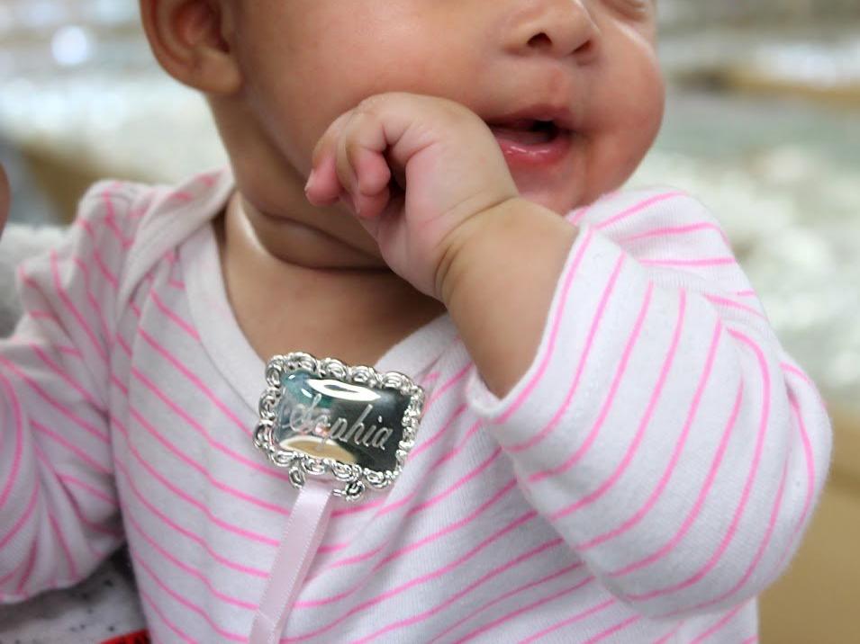 Non Silver Engravable Rectangle and Oval Pacifier Holder - Atlanta Jewelers Supply