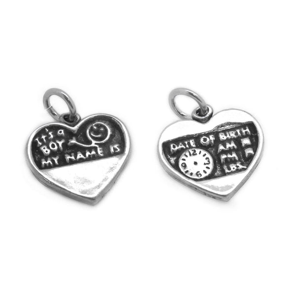 "It's a Boy" Heart Charm - Ali Wholesale Express