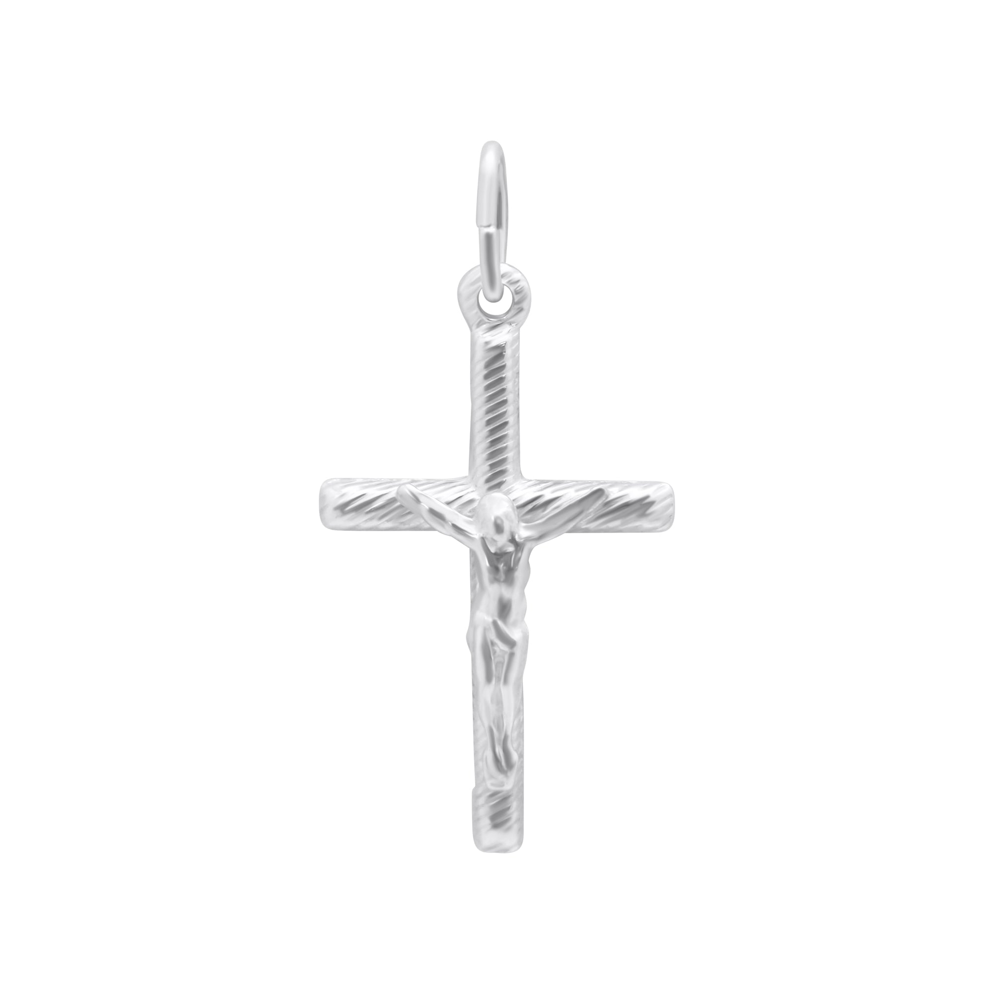 Sterling Silver Roped Cross/Crucifix - CR05