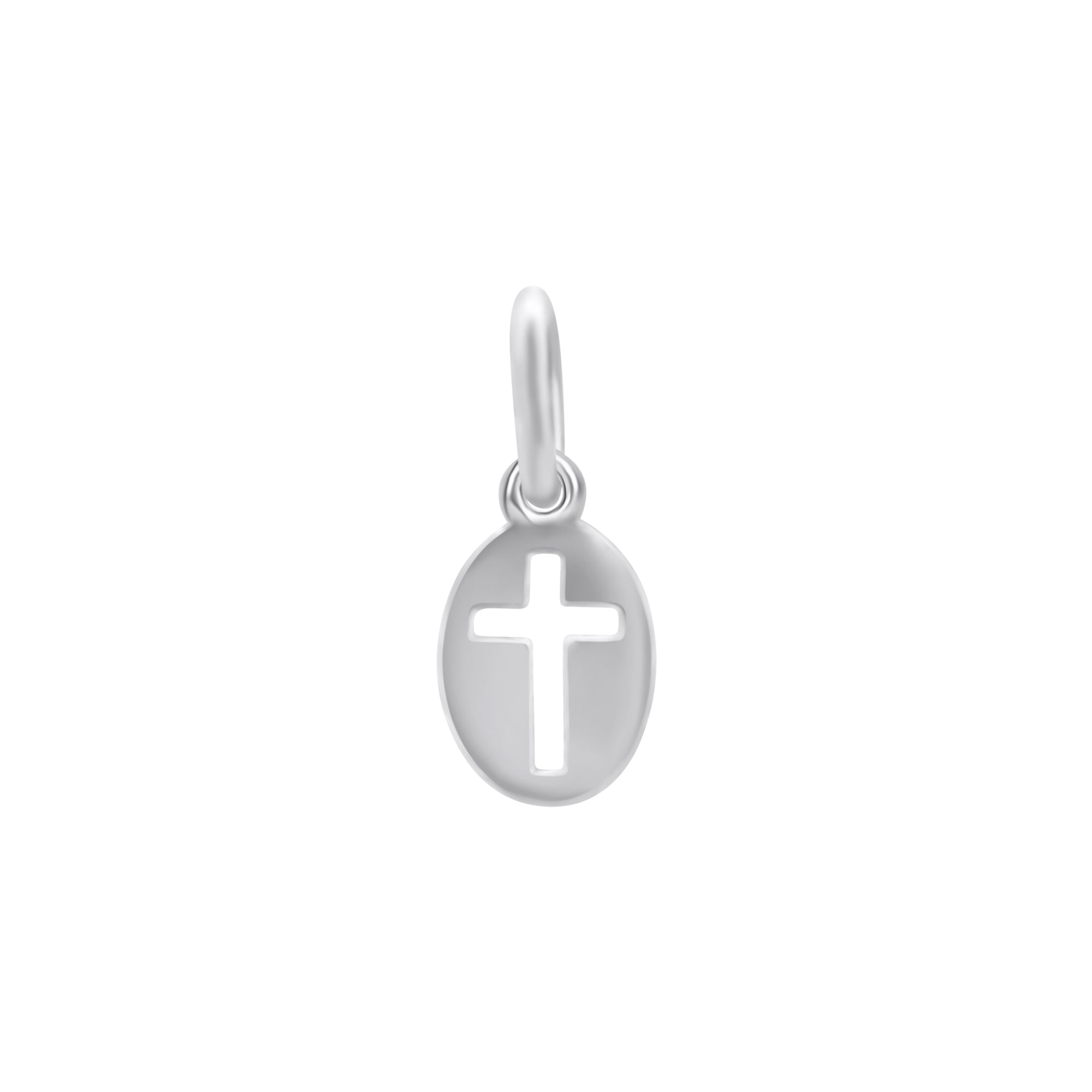 Sterling Silver Cutout Cross - CR29