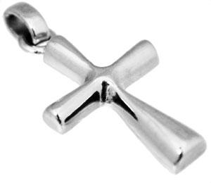 Large Sterling Silver Straight Cross Pendant - Atlanta Jewelers Supply