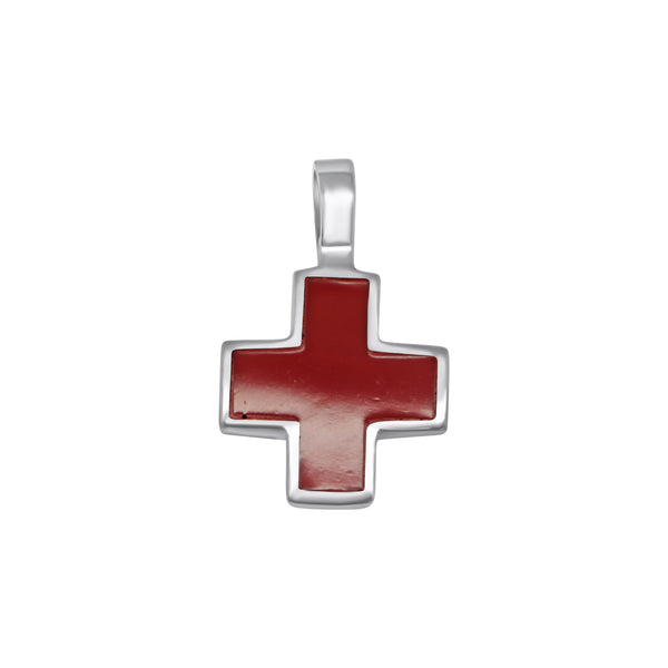 Sterling Silver Red Cross - CR57