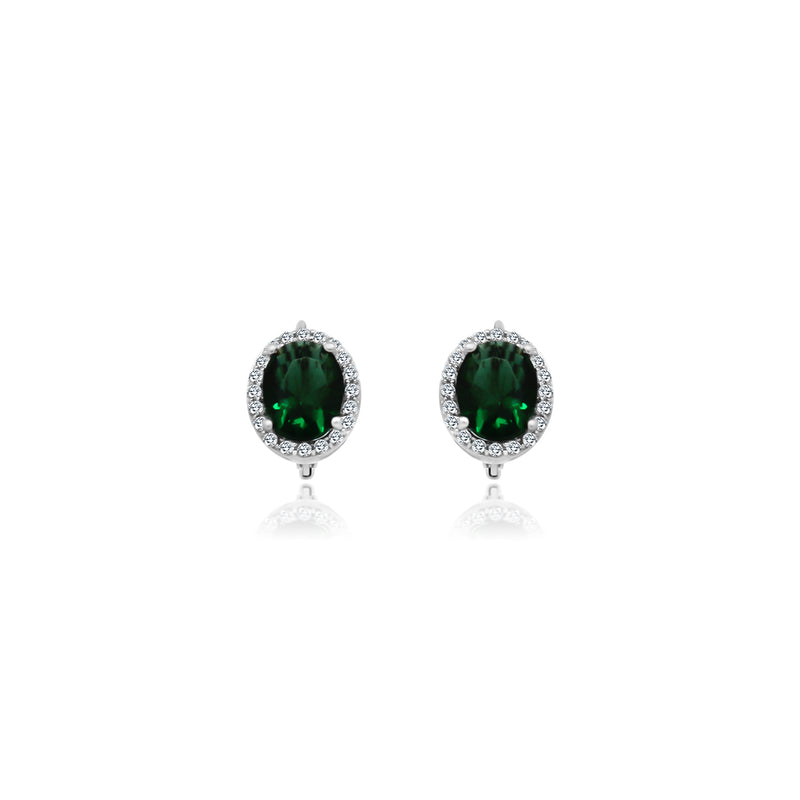 Green CZ Earrings - Atlanta Jewelers Supply