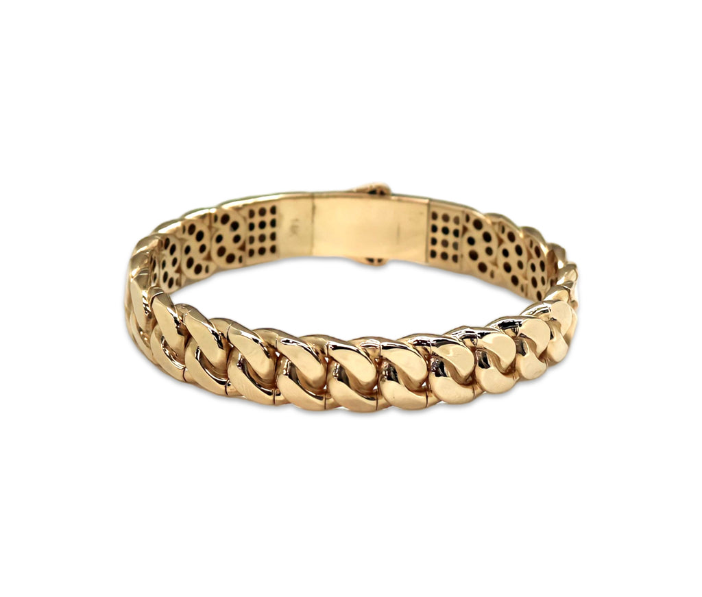 14K Flexible Hollow Cuban